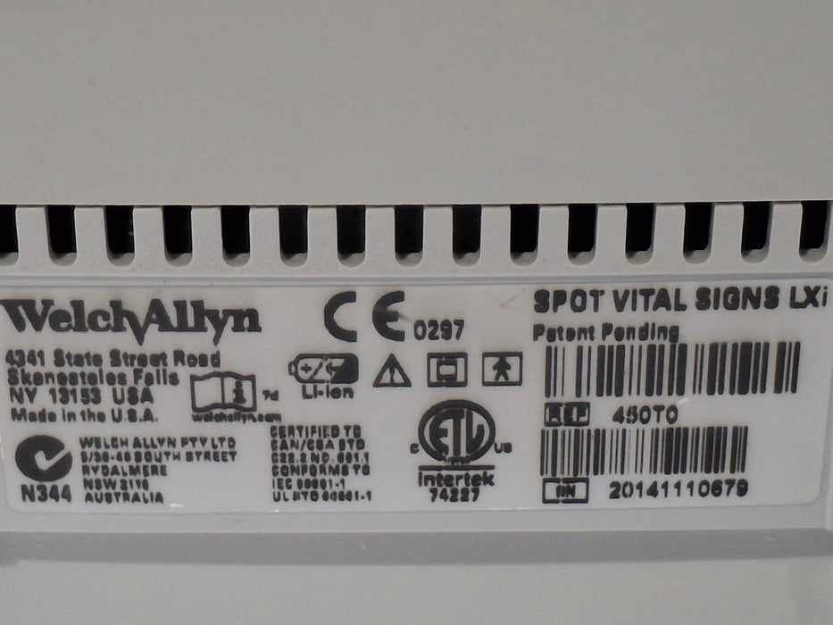 Welch Allyn Spot LXi - NIBP, SureTemp Plus Vital Signs Monitor
