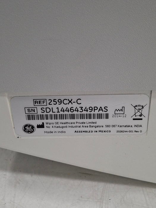 GE Healthcare Corometrics 250cx Series Model 259cx Fetal Monitor