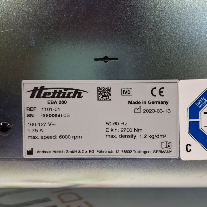 Hettich Instruments EBA 280 1101-01 Centrifuge
