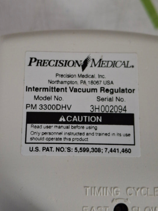 Precision Medical PM3300DHV Continuos Intermittent 3-Mode Vacuum Regulator