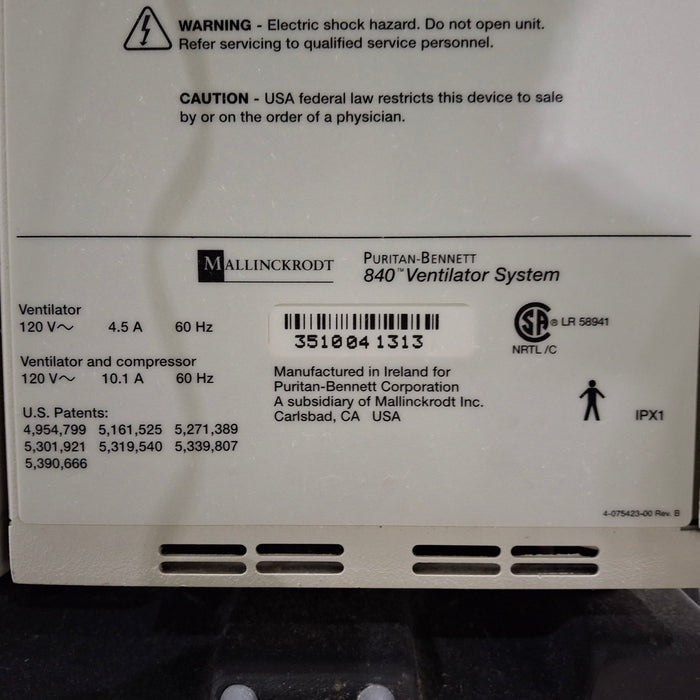 Puritan Bennett 840 Ventilator