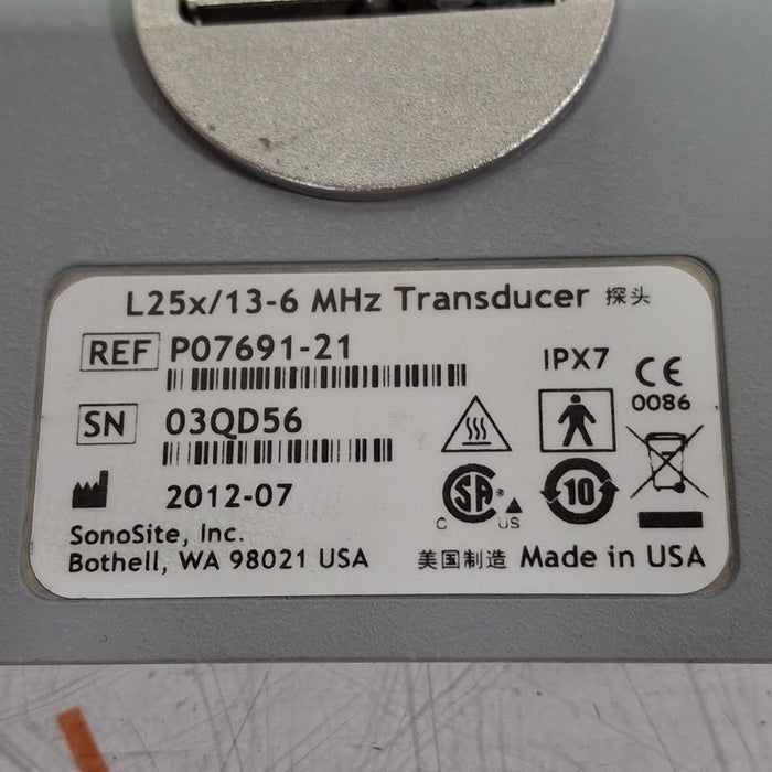 Sonosite L25x/13-6 Linear Transducer