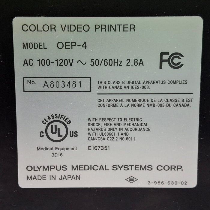 Olympus OEP-4 Color Video Printer