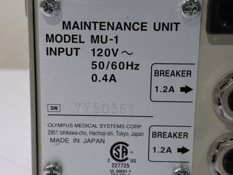 Olympus MU-1 Leakage Tester