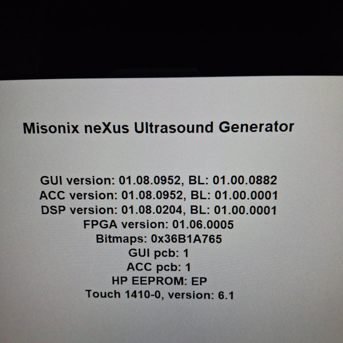 Misonix, Inc. neXus Ultrasonic Surgical Platform