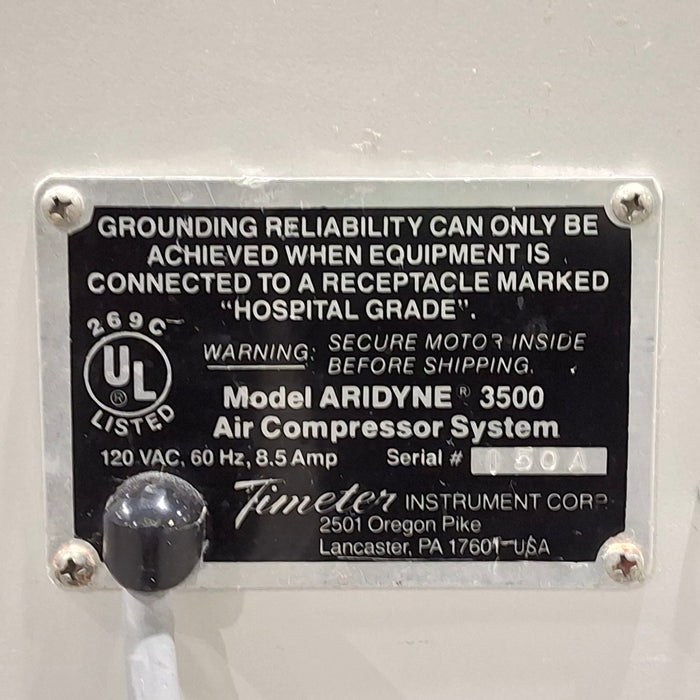 Timeter Instrument Corporation Airdyne 3500 Compressor