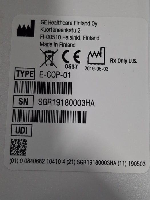 GE Healthcare E-COP-01 Hemodynamic Module