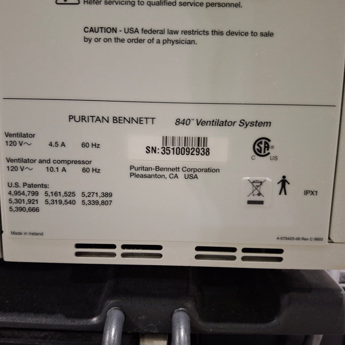 Puritan Bennett 840 Ventilator