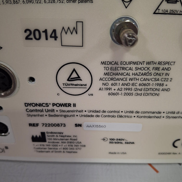 Smith & Nephew Dyonics Power II Shaver Control Unit