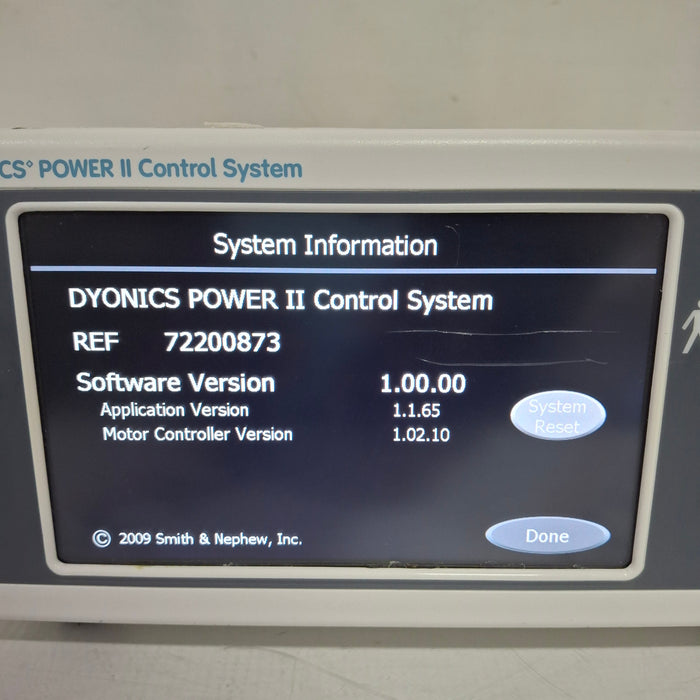 Smith & Nephew Dyonics Power II Shaver Control Unit