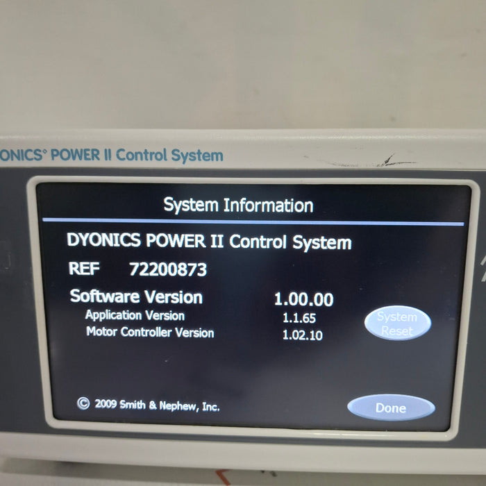Smith & Nephew Dyonics Power II Shaver Control Unit
