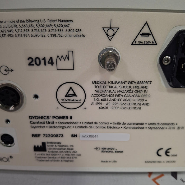 Smith & Nephew Dyonics Power II Shaver Control Unit