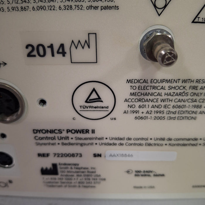 Smith & Nephew Dyonics Power II Shaver Control Unit