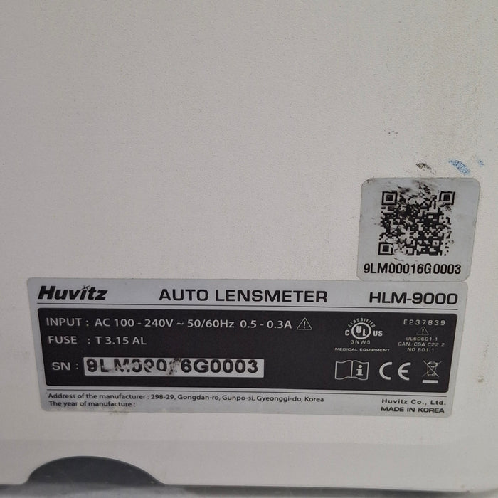Huvitz HLM-9000 Auto Lensmeter