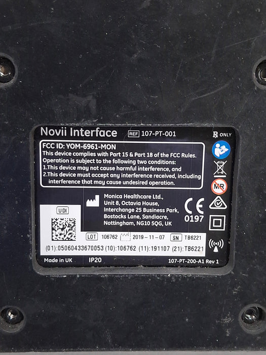 Monica Healthcare Limited 107-PT-001 Fetal Monitor