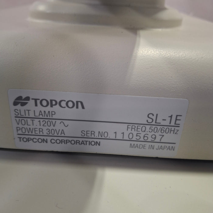 Topcon Medical SL-1E Slit Lamp