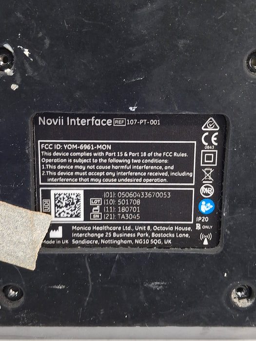 Monica Healthcare Limited 107-PT-001 Fetal Monitor