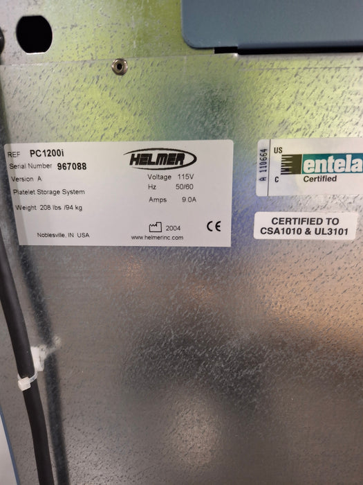 Helmer Inc PC1200i PLT Incubator