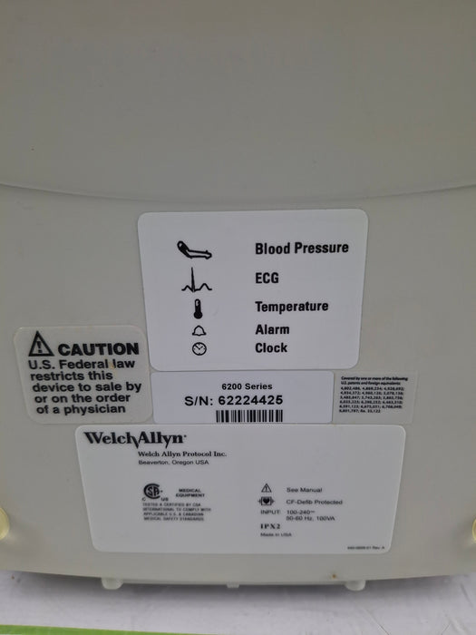 Welch Allyn 6200 Atlas Vital Signs Monitor