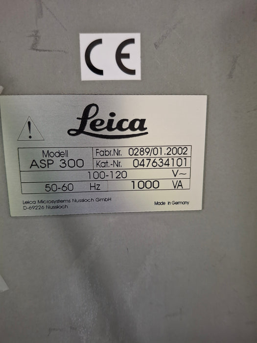Leica ASP 300 Automated Vacuum Tissue Processor