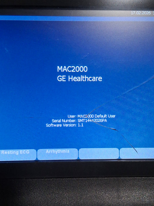 GE Healthcare MAC 2000 ECG