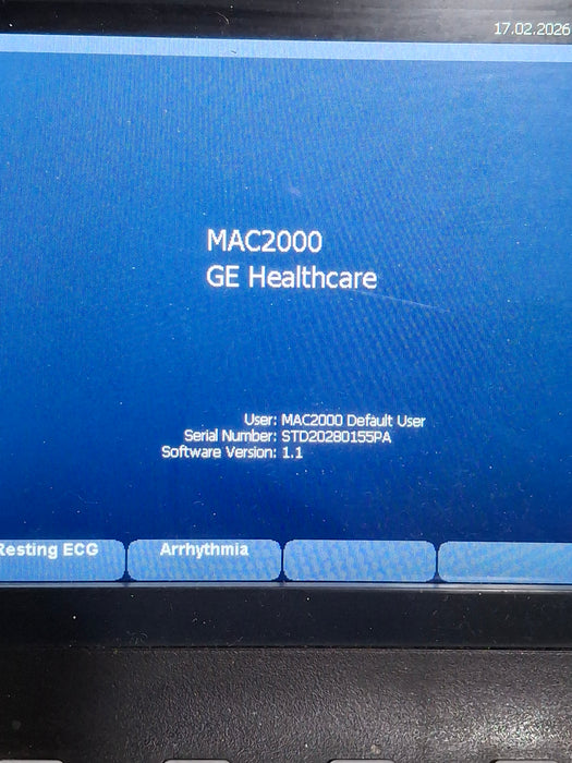 GE Healthcare MAC 2000 ECG