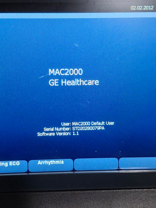 GE Healthcare MAC 2000 ECG