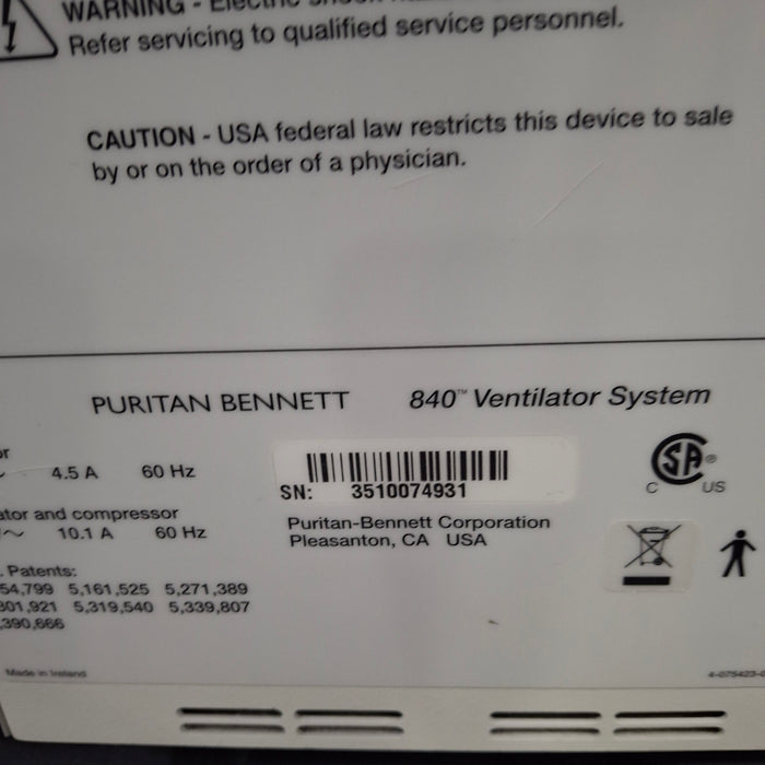 Puritan Bennett 840 Ventilator