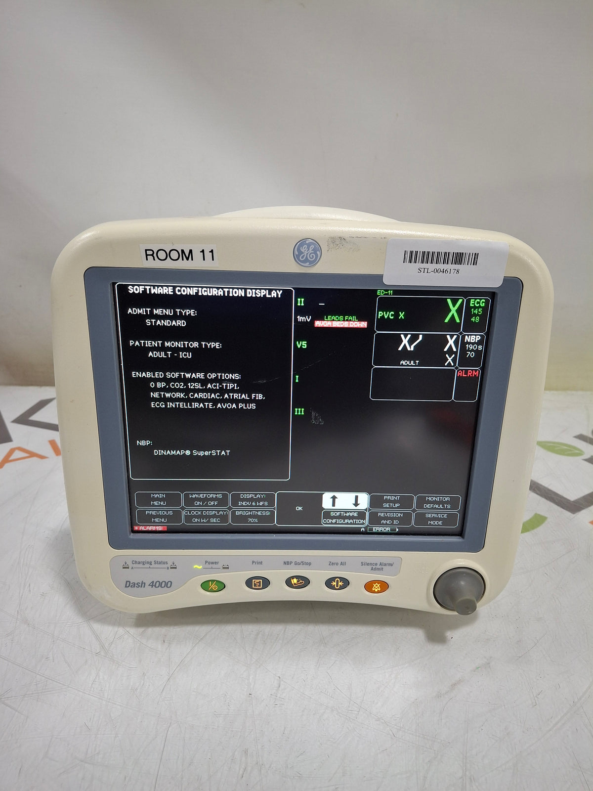 GE Healthcare Dash 4000 - GE/Nellcor SpO2 Patient Monitor
