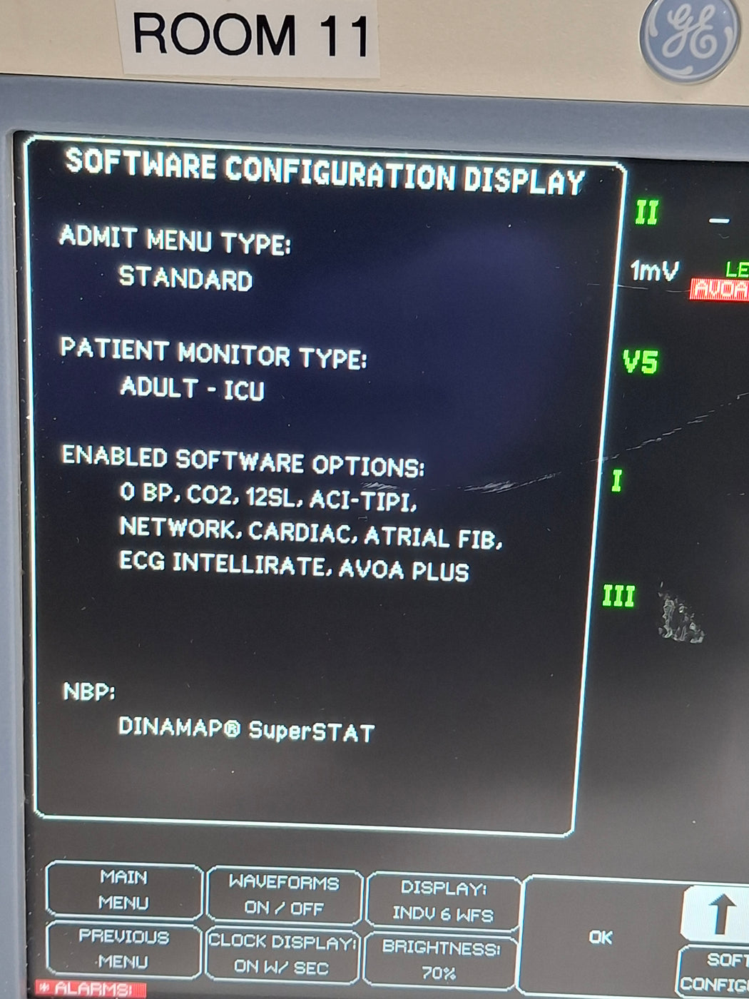 GE Healthcare Dash 4000 - GE/Nellcor SpO2 Patient Monitor