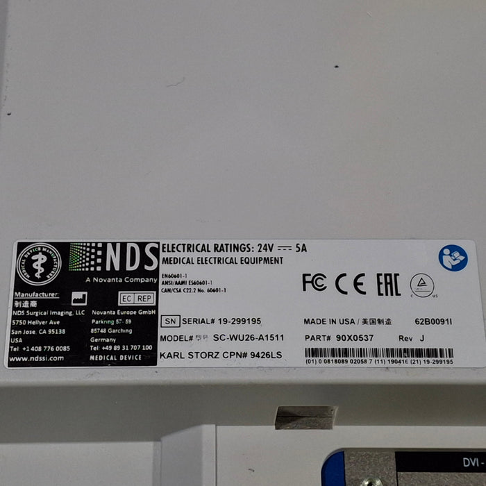 Karl Storz WideView SC-WU26-A1515 Surgical Display