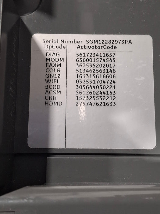 GE Healthcare MAC 5500 HD ECG with CAM Module