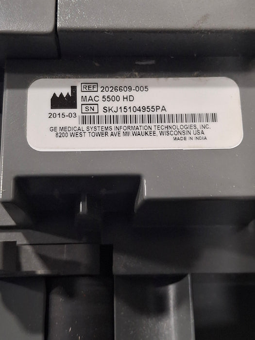 GE Healthcare MAC 5500 HD ECG with CAM Module