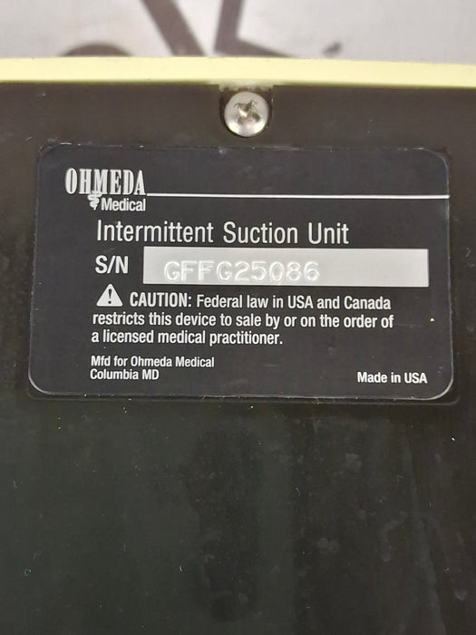 Ohmeda Medical 200 Intermittent Suction Unit