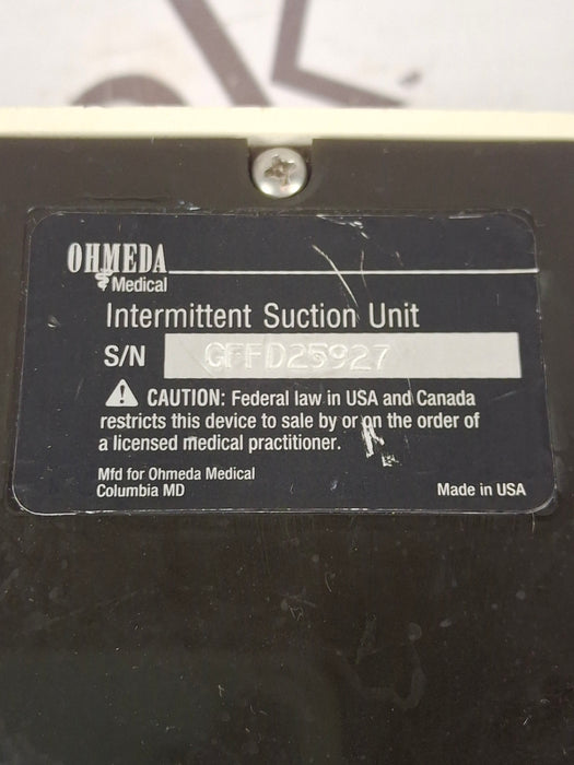 Ohmeda Medical 200 Intermittent Suction Unit