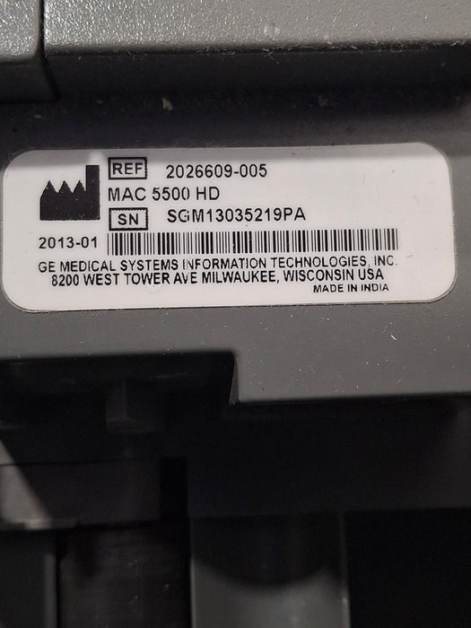 GE Healthcare MAC 5500 HD ECG without CAM Module