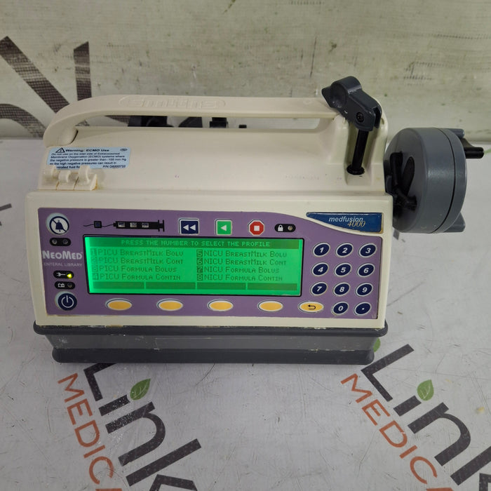 Smiths Medical Medfusion 4000 Syringe Infusion Pump