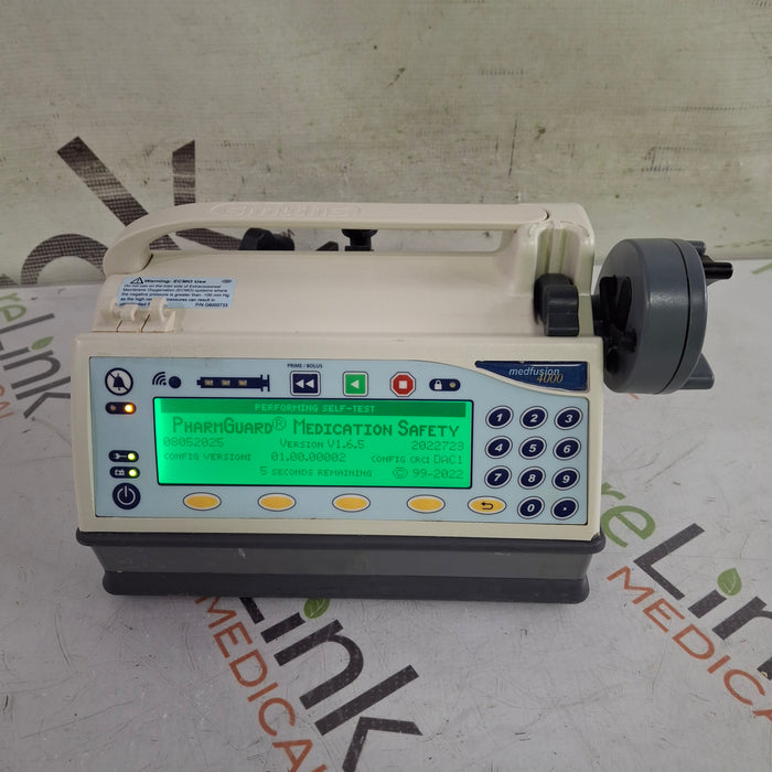 Smiths Medical Medfusion 4000 Syringe Infusion Pump