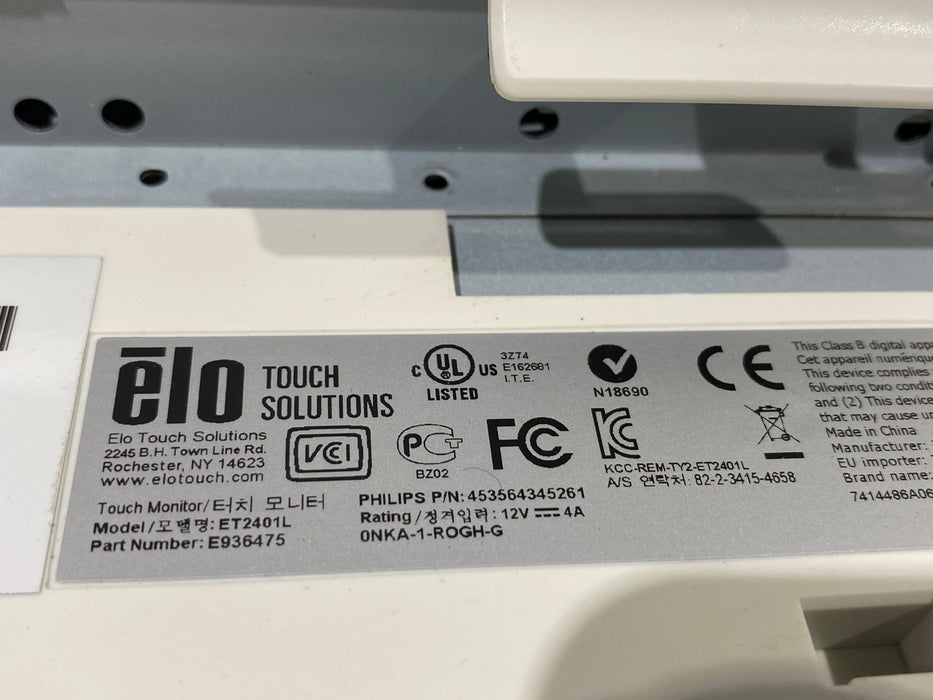 Philips ELO 24" ET2401L Display Monitor