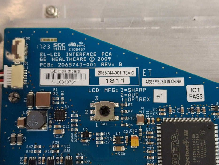 GE Healthcare Omnibed LCD PCA Interface