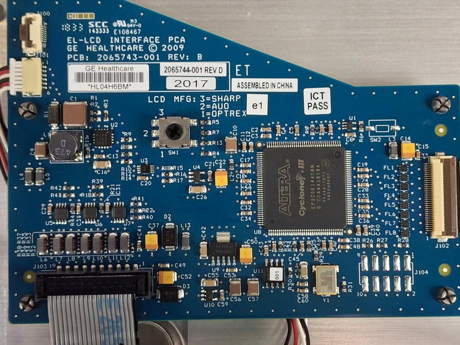 GE Healthcare Omnibed LCD PCA Interface
