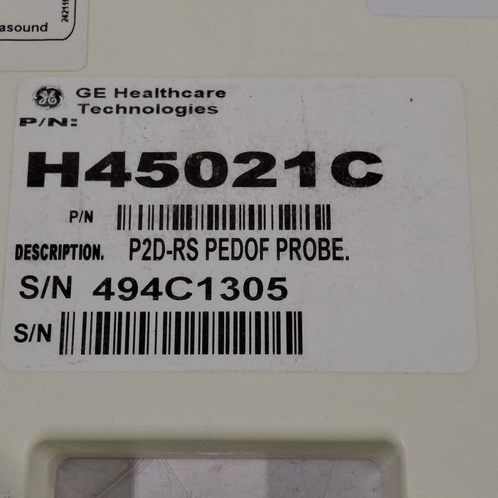 GE Healthcare P2D-RS Pencil Transducer