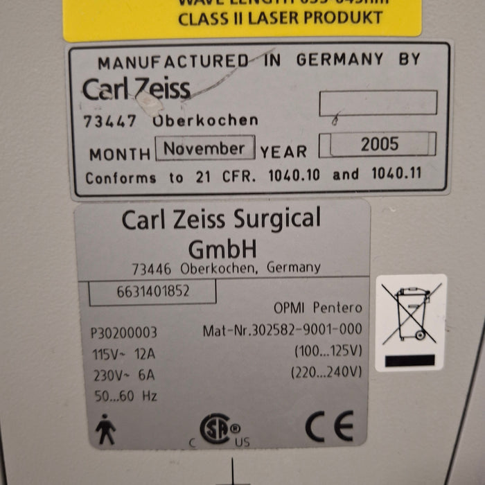 Carl Zeiss OPMI Pentero Classic Surgical Microscope