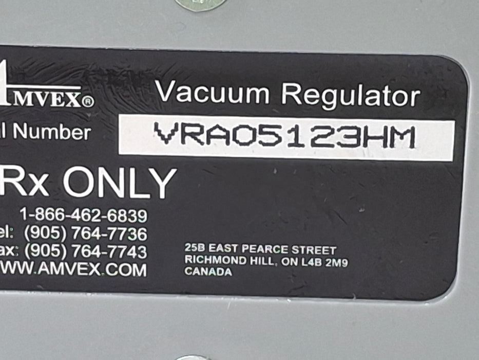 Amvex Vacuum Regulator