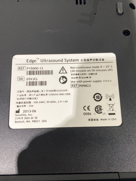 Sonosite Edge Ultrasound
