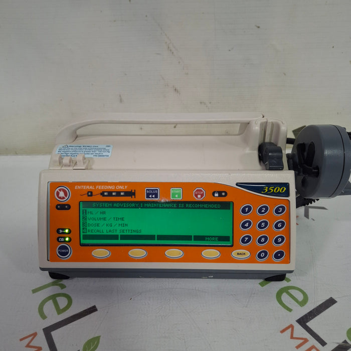Smiths Medical Medfusion 3500 Version 4 Syringe Infusion Pump