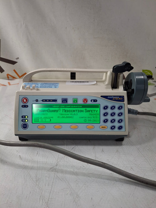 Smiths Medical Medfusion 3500 Version 6 Syringe Infusion Pump