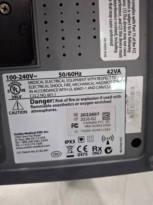 Smiths Medical Medfusion 4000 Syringe Infusion Pump