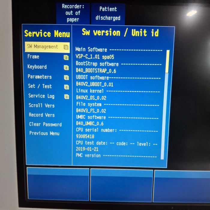 GE Healthcare B40 Patient Monitor