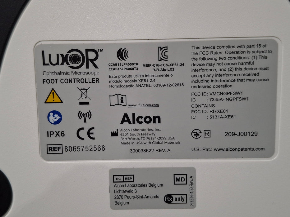 Alcon Laboratories Inc Luxor LX3 Ophthalmology Microscope